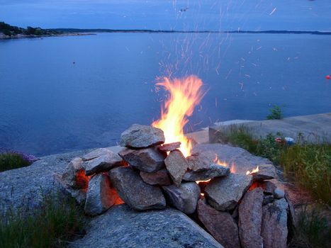 campfire. Please note: No negative use allowed.