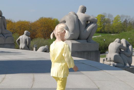 girl in the park. Please note: No negative use allowed.