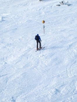 A general view of the ski resort 