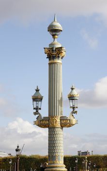 Old street lamp in Paris