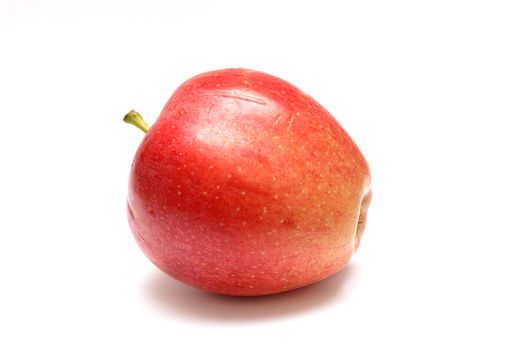 An apple, isolated on white