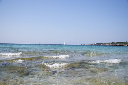 Transparent water, Mediterranean sea, Sardinia, Italy