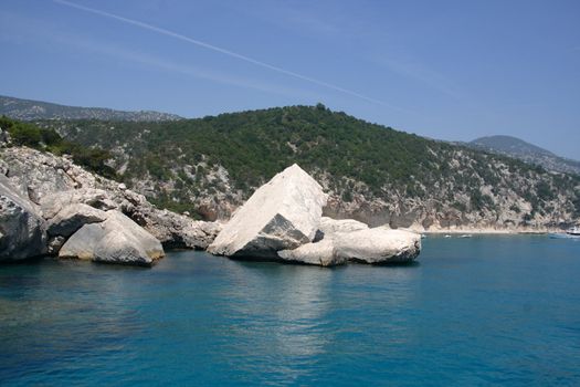 Transparent water, Mediterranean sea, Sardinia, Italy