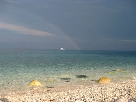 Transparent water, Mediterranean sea, Sardinia, Italy