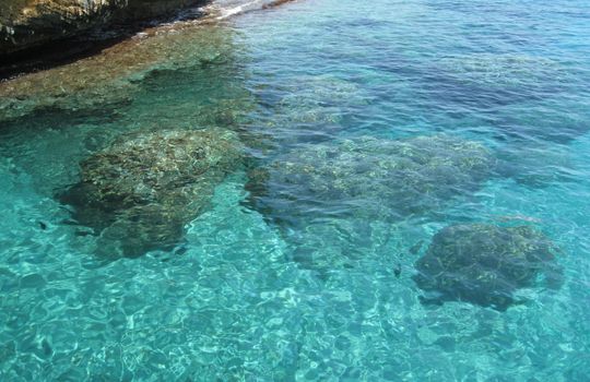 Transparent water, Mediterranean sea, Sardinia, Italy