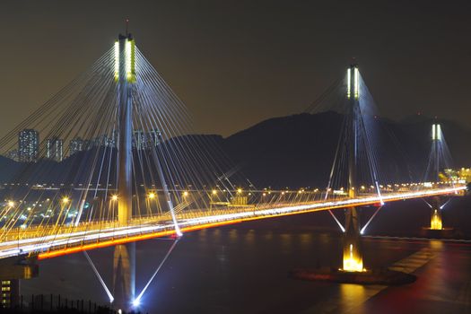 Ting Kau Bridge in Hong Kong