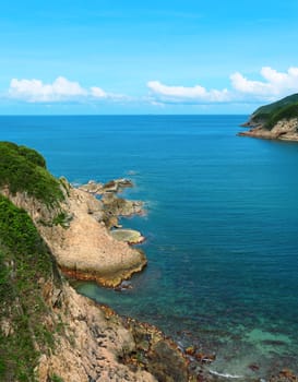 Sai Wan bay in Hong Kong