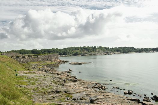 Sveaborg (Suomenlinna) fortress near Helsinki, Finland