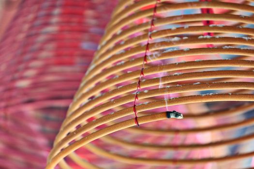 Burning Incence coils