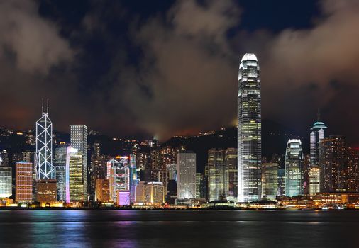 Hong Kong at night