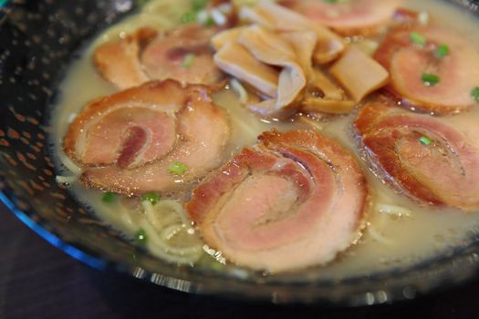 pork with ramen in japanese style
