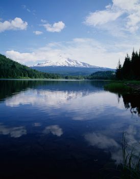 Mt.Hood with Trillium Lake, Oregon