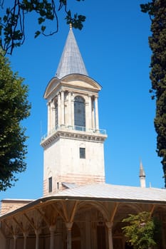 Topkapi Palace in Istanbul, Turkey on a summer day