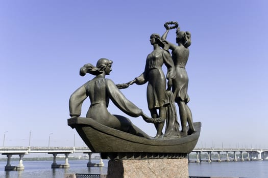 Youth of Dnepr. Sculptor P.E.Kutsenko