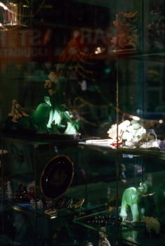 Shop window of a Jade shop