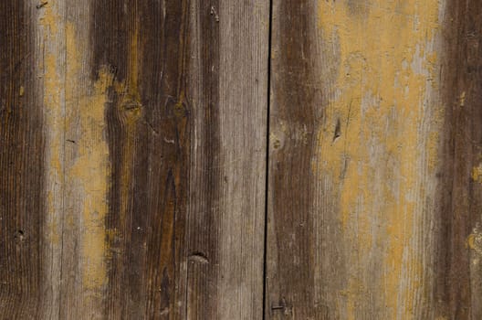 Old wooden wall fragment with interesting texture and surface background.