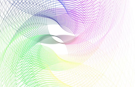 Creative and Colorful Lines Abstract as Art Work
