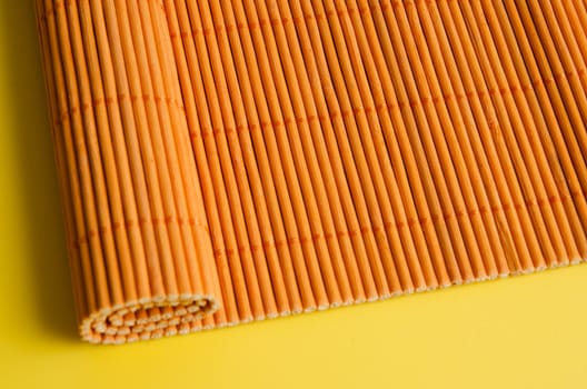 Bamboo Mat background with space for text.