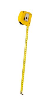 Tape measure isolated on white