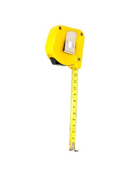 Tape measure isolated on white