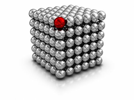 magnetic balls.
