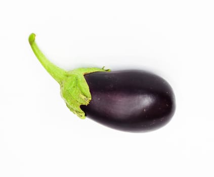 Eggplant on white background 