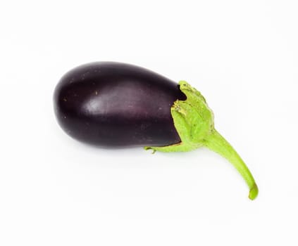 Eggplant on white background 