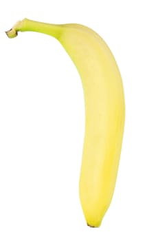 Ripe banana isolated on white background 