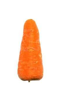 Fresh Carrot Isolated on a White Background 