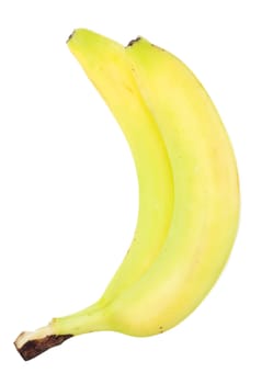 bananas on white background 