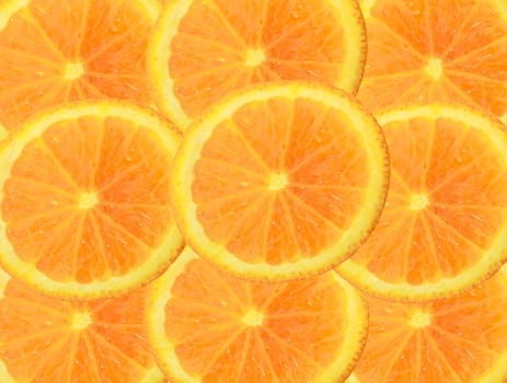 orange background