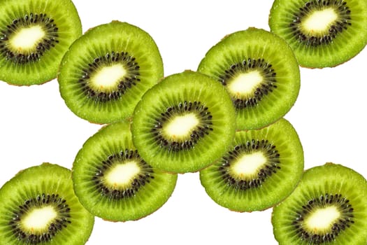 cross from fruit kiwi