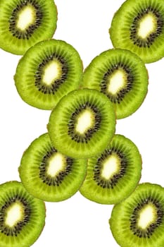 cross from fruit kiwi