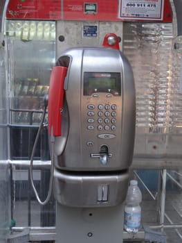 italian public phone box