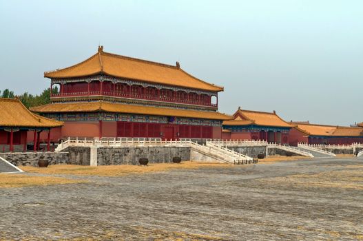 Inside Forbidden City view in Beijing, China