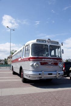 The long-distance bus of the middle of the last century