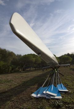 Canoe and Oars.