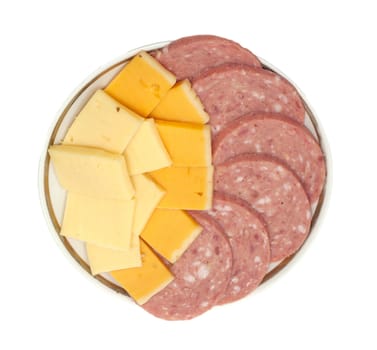 sausage with cheese
