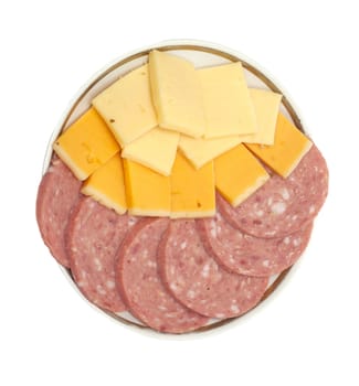 sausage with cheese

