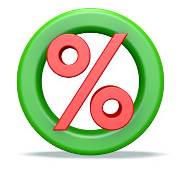 Red percent on the green torus