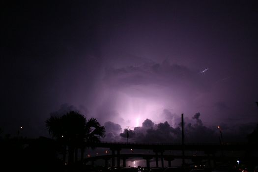 lightening storm