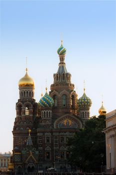The Church of the Savior on Spilled Blood in st Petersburg (Russia) also known as Church on Spilt Blood and the Cathedral of the Resurrection of Christ