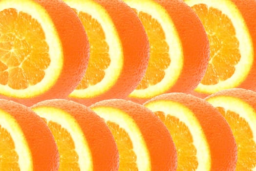 orange background