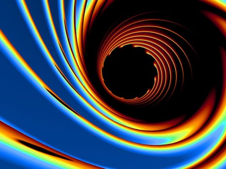 Abstract background - 3d vortex