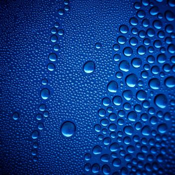 Blue Water Drops