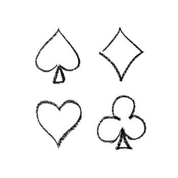 The four suits symbols.