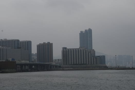 Hong Kong skyline as seen from the Star Avenue