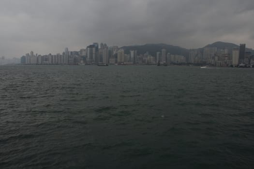 Hong Kong skyline as seen from the Star Avenue