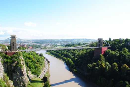 Clifton suspension bridge in Bristol