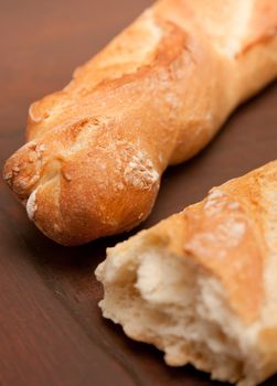 crusty and delicious French baguette made in the traditional way